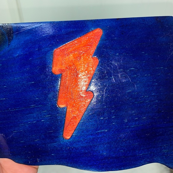 Handmade Oklahoma Thunder Wood Plaque - Picture 3 of 4